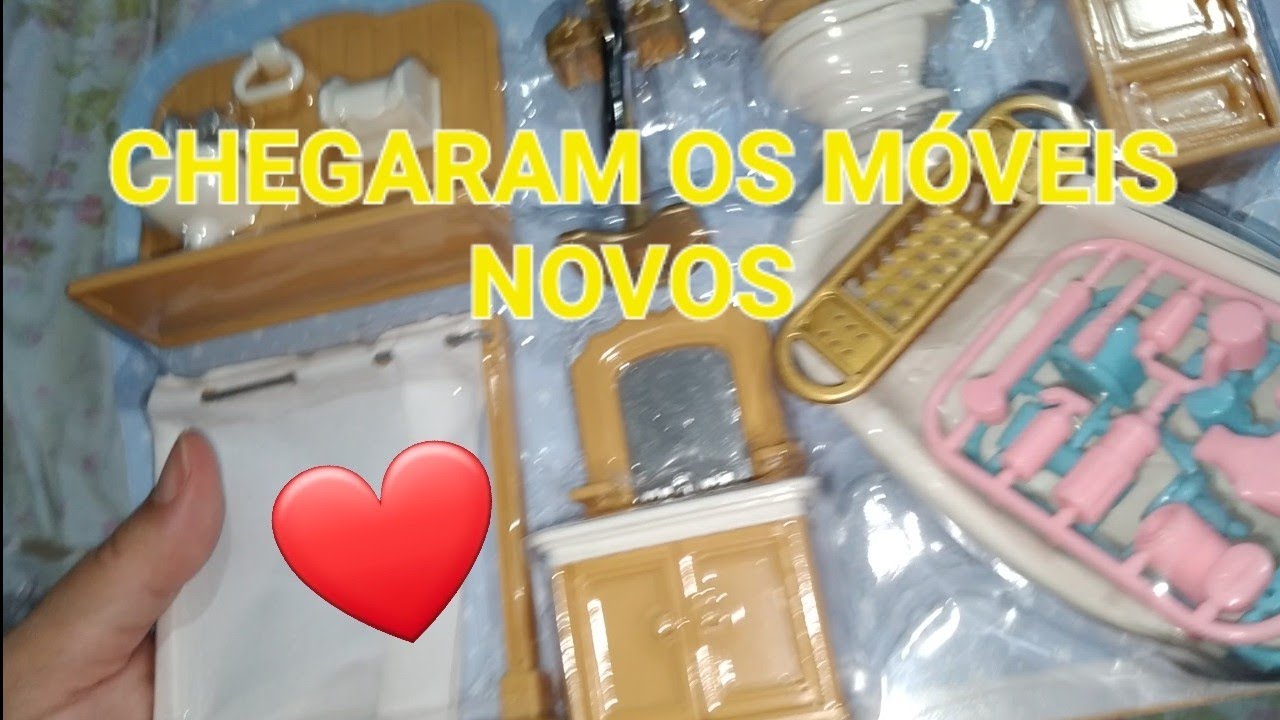 Chegaram os móveis novos#shopee#cute#sylvanianfamilies
