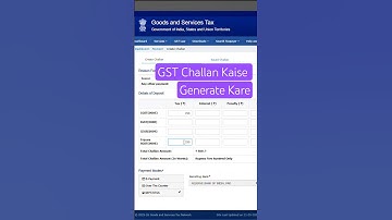 GST Challan how to Generate | #gst