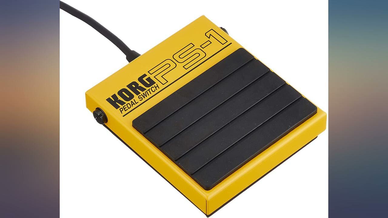 KORG PS-1 Single Momentary Pedal Footswitch for MIDI Keyboard