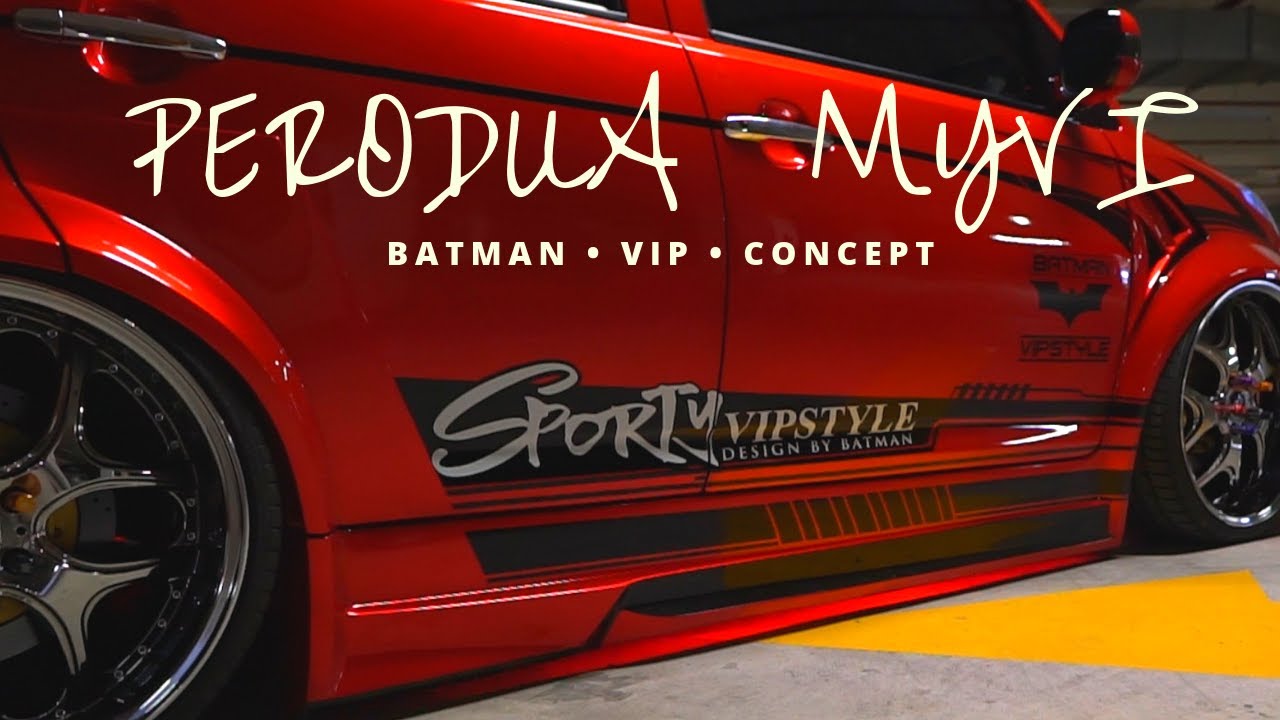 Perodua Myvi 可以怎样改？我们来看看这辆 Myvi Batman VIP Concept! - YouTube