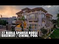 22 marla spanish house by al noor builders for sale 245 crore sector b phase 5 dha lahore