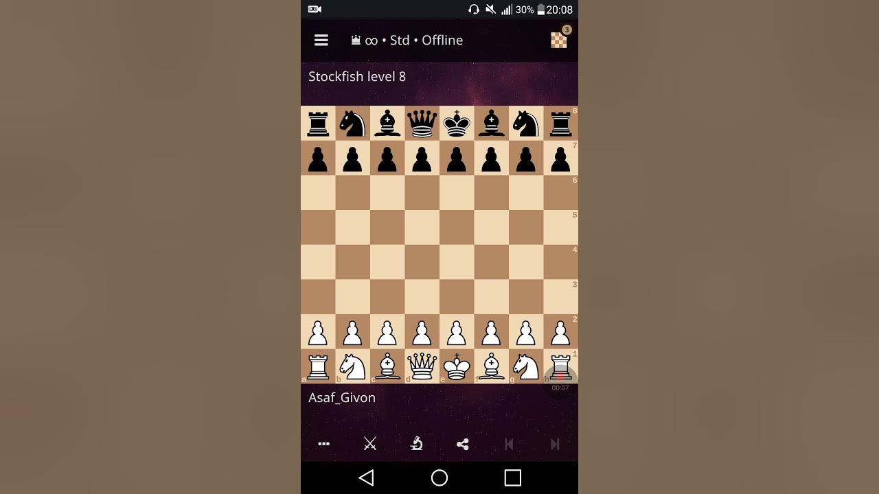 ChessBotX vs StockFish 8 at lichess.org 