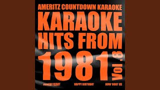 Happy Birthday (In the Style of Stevie Wonder) (Karaoke Version)