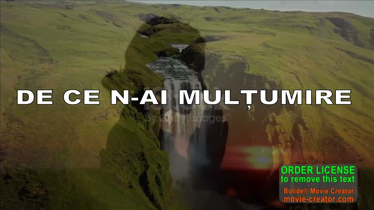 De ce n-ai mulțumire  - Nou 