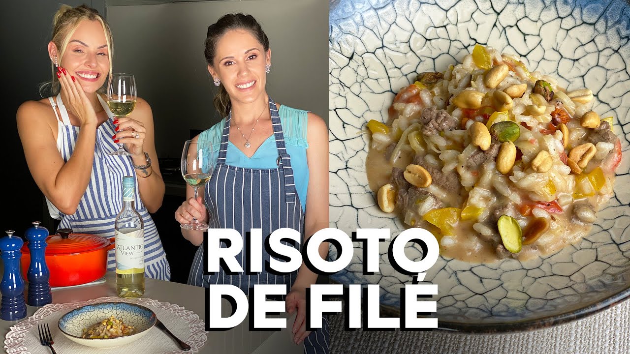 RISOTO de Filé! Receitinha com Tati Mendes | Layla Monteiro