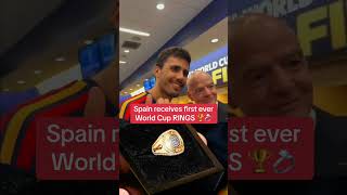 Spain Got Some Extra Bling for Winning the World Cup 🤩💍