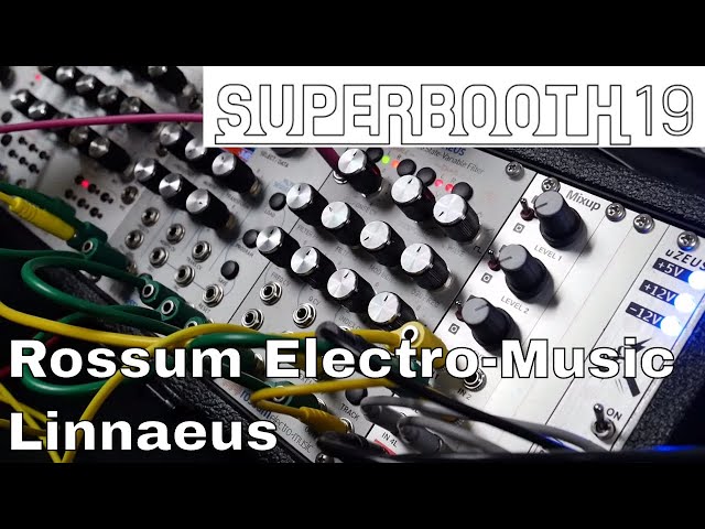 【使用1回】Rossum Electro-Music Linnaeus Superbooth 2019: Rossum Electro-Music Linnaeus - YouTube