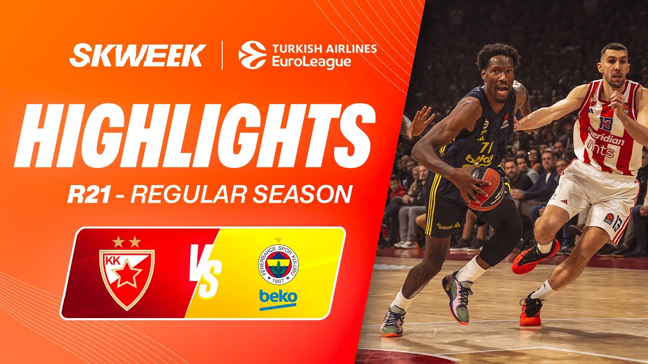 WILL THEY COMPLETE THE COMEBACK ?? - Étoile Rouge Belgrade vs Fenerbahçe - Highlights EuroLeague R21