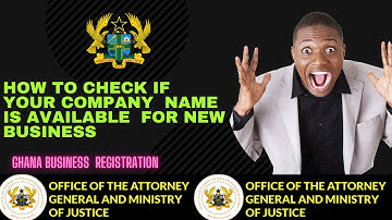 How To Check if Your Company Name is Available  for Your New Business |GHANA| Simple & Easy |