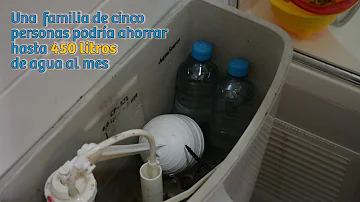 ¿Cómo ahorrar agua en el tanque del inodoro?