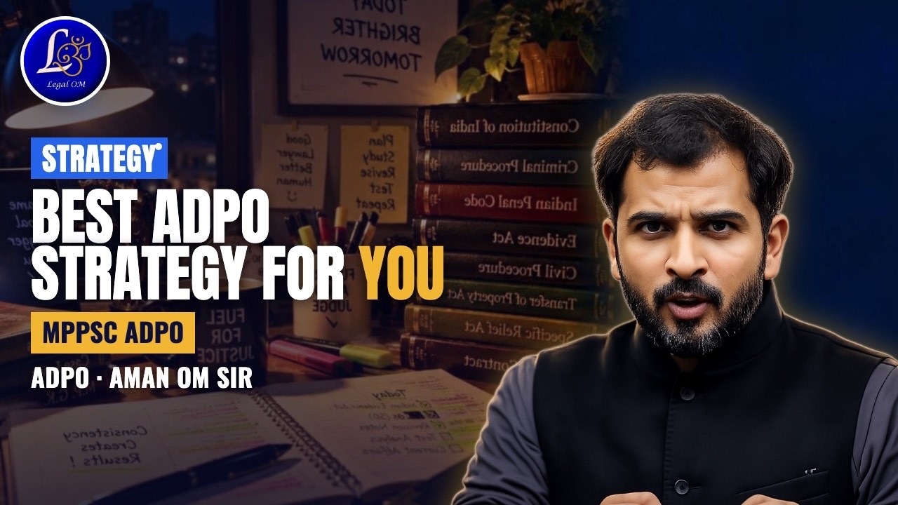 BEST ADPO STRATEGY FOR YOU - MPPSC - ADPO - YouTube