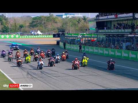 Video MotoGP, GP della Thailandia: la partenza della Sprint a Buriram