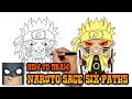 How to Draw Naruto | Sage of Six Paths Mode