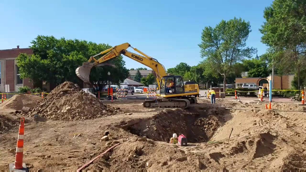 Downtown Hastings construction YouTube