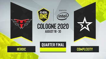 CS:GO - Complexity vs. Heroic [Nuke] Map 2 - ESL One Cologne 2020 - Quarterfinal - EU
