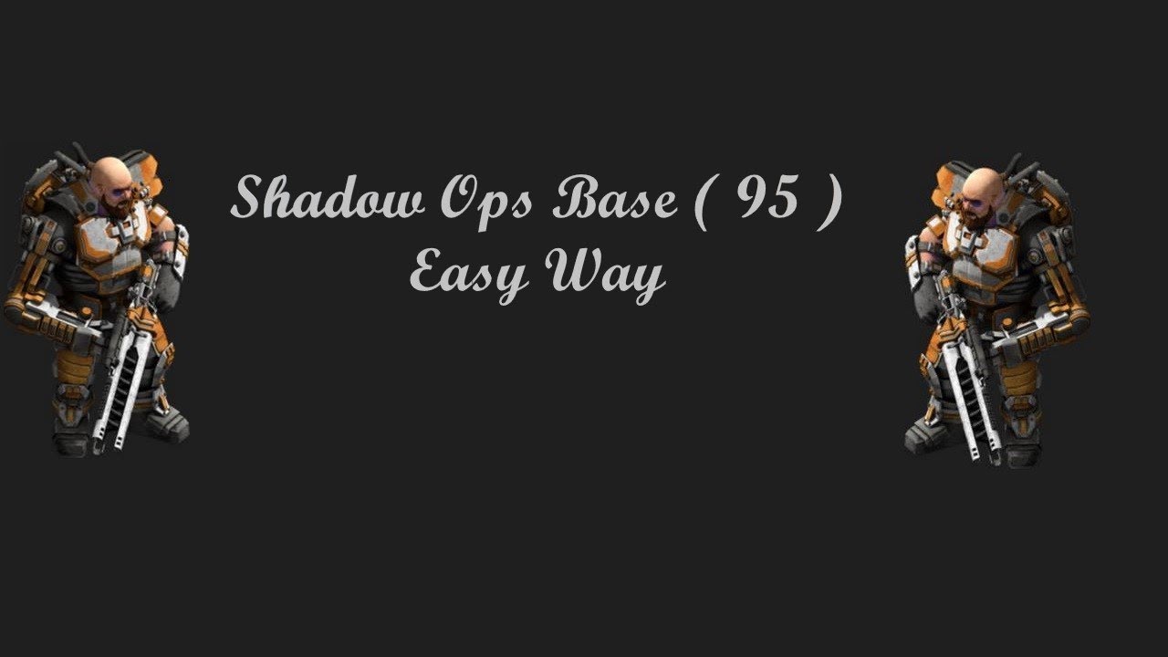 War Commander: Shadow Ops Base ( 95 ) Easy Way.