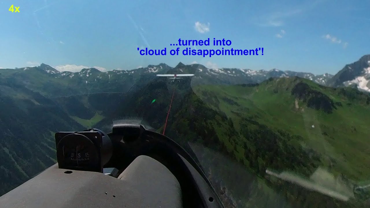Swiss Alps Gliding: Abgesoffen (missed out)
