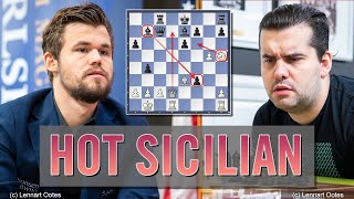 Hot Sicilian Ian Nepomniachtchi Vs Magnus Carlsen Airthings Masters 2022