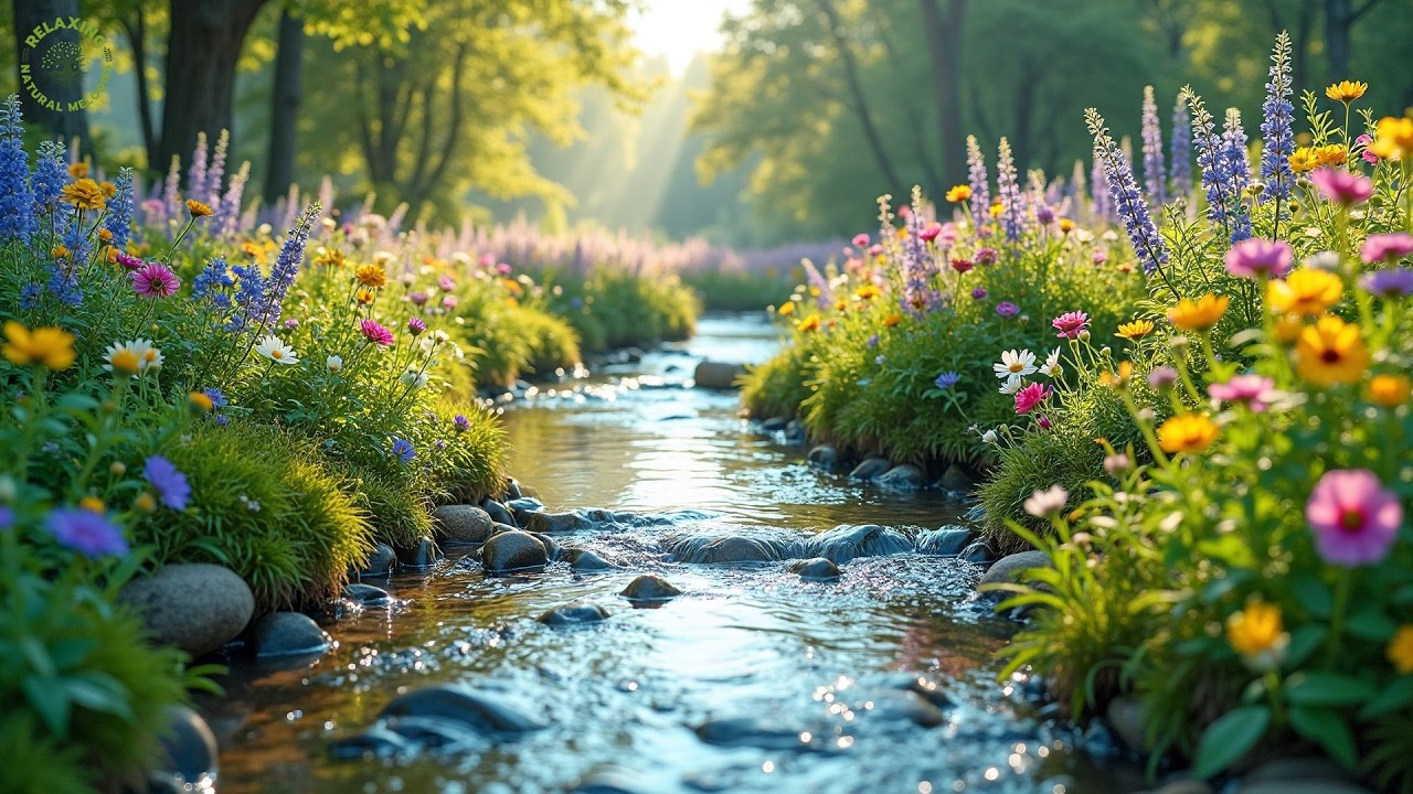 Relaxing Nature Music 4K🌿 Soothing Piano with Forest Ambience – Relaxing Nature Sounds