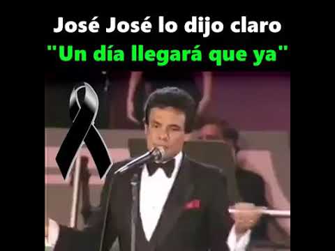 José José lo dijo claro "Un día llegará que ya"