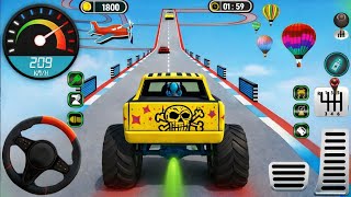 Monster Truck Mega Ramp Impossible Driver - Monster Truck Mega Ramp Racing - Android Gameplay  screenshot 2