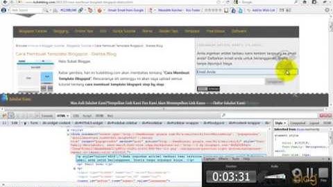 membuat template blogger #1