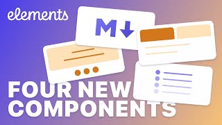 Celebrity Four New Components in Elements 2.0 Beta 1 Wealth