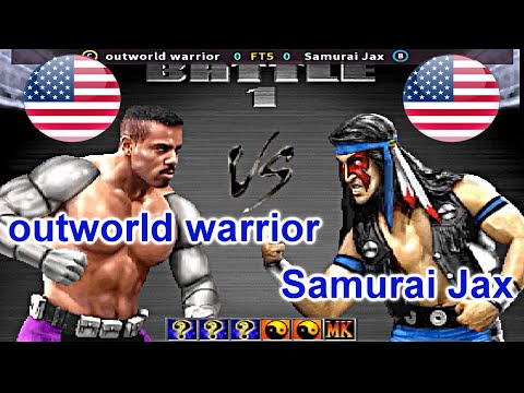 UMK3 - outworld warrior vs Samurai Jax FT5