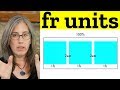 FR Units in CSS Grid — 2/3 Flexibility