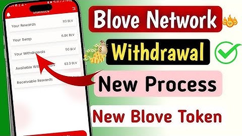 Blove network new token withdrawal process!How to withdraw blove token on blove network