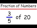 Understanding Fractions of Whole Numbers