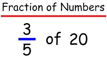 How to Find a Fraction of a Whole Number - Math