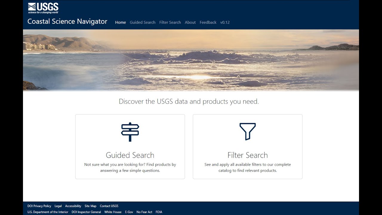 Introduction to the USGS Coastal Science Navigator