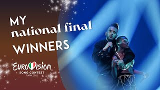 Eurovision 2022 - My National Final Winners