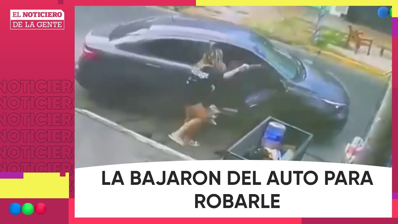 La BAJARON del AUTO y SE LO ROBARON #ElNotidelaGente