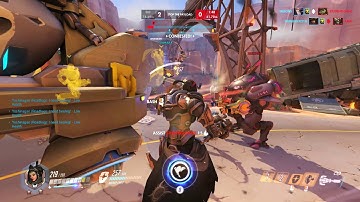 Overwatch: Hog Hooks Dva Bomb?!