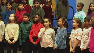 One World Trade Center Spire Lighting Celebration P.s. 154 Q Choir