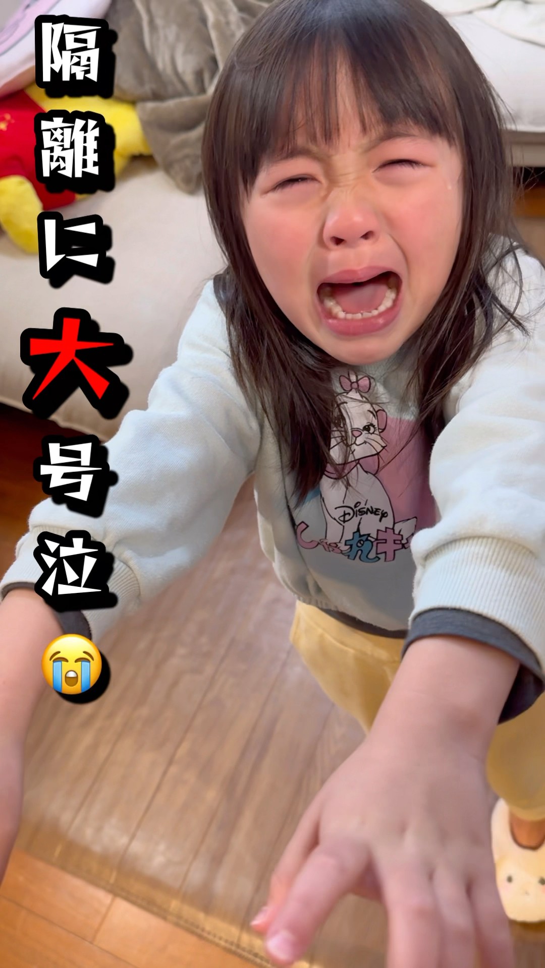 Big brother is sick and lonely!! Little sister gives him a hug and