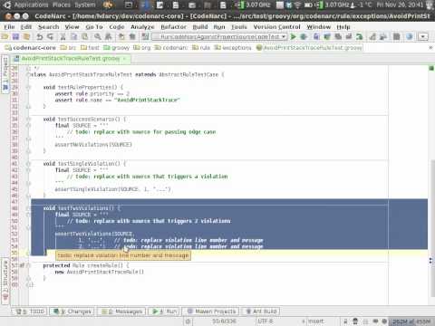Groovy CodeNarc: How to Write a Rule