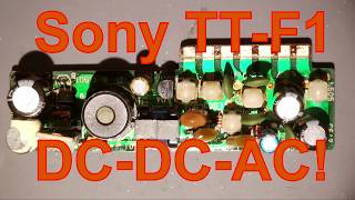 Sony TT-F1 DC-DC converter and the SL-F1 Betamax fault