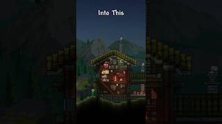 Let's Transform Your Starter House #terraria #terrariabuild #cozygaming #tinybuild #speedbuild