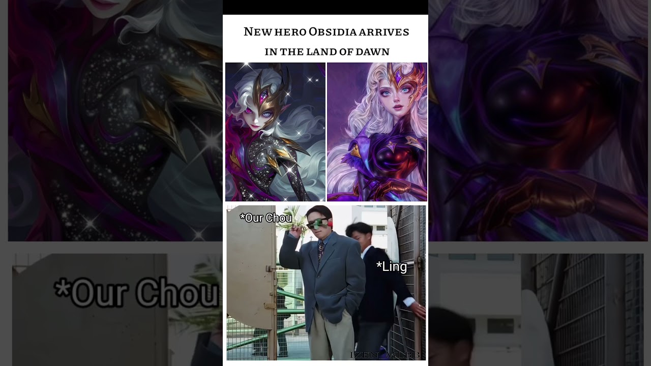 Chou crushing on obsidia in mlbb 