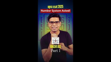 UPSC CSAT 2025 | Number System Questions Asked | Part 1 | Ojasvi IAS