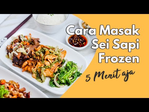 Cara Masak Sei Sapi Frozen BEKULO | Praktis Tinggal Tumis