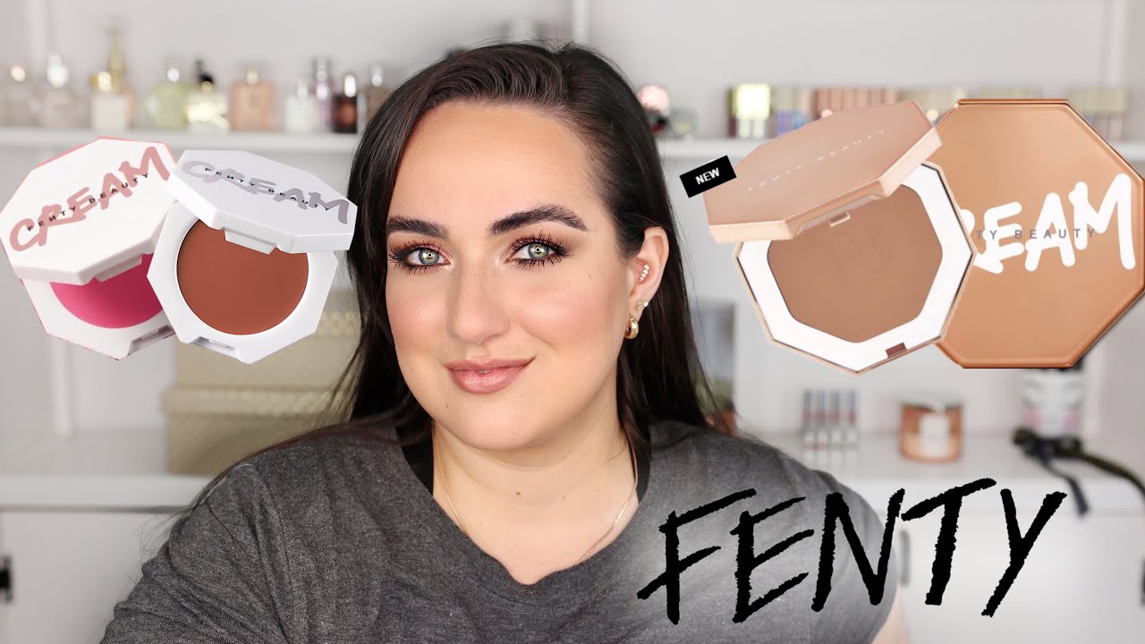 NEW FENTY BEAUTY CHEEKS OUT FREESTYLE CREAM BROZER AND BLUSH! ARE THEY WORTH IT? | PATTY