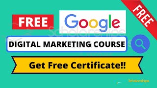 Google Free Digital Marketing Course | Free Digital Certificate | How to Join?