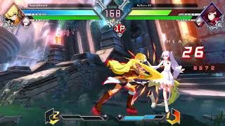 BlazBlue Cross Tag Battle - Weiss, Yang Vs Ruby, Ragna lol