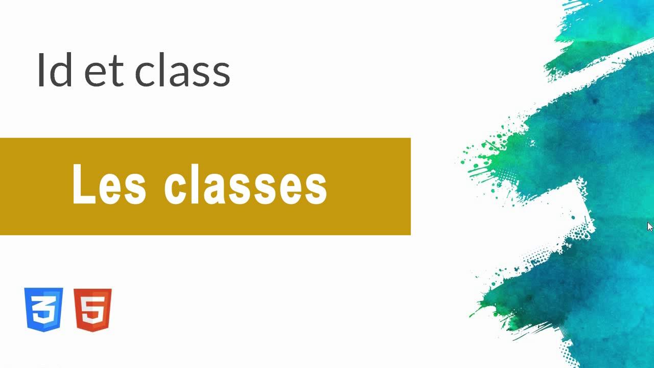 Formation HTML & CSS - 16 - Id et class - YouTube