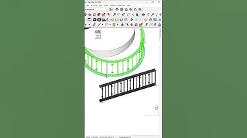 Tips Sketchup Plugin (Shape Bender). Cách tạo các lan can cong trong sketchup
