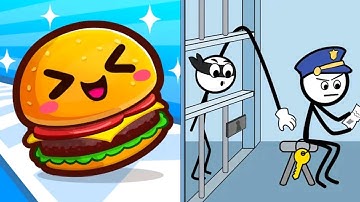 Max Levels ThiefPuzzle 3D Vs Food Run 3D😼😽🙂😚👿😻🙊 All New Max Update Mobile Gameplay WE21